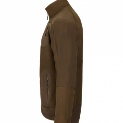 il Lago Prestige Fleecejacke Geo Performance Herren (Oliv)< Outdoor- & Angel-Jacken