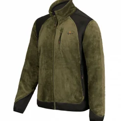 Clearance Fleecejacke Herren (Oliv/Schwarz) Winter- & Thermojacken