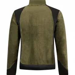 Clearance Fleecejacke Herren (Oliv/Schwarz) Winter- & Thermojacken