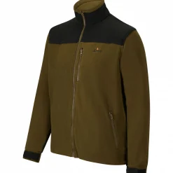 Discount Fleecejacke Aiko Herren (Oliv/Schwarz) Winter- & Thermojacken