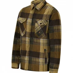il Lago Prestige Fleecejacke Holzfäller Herren (Grün/Braun)< Outdoor- & Angel-Jacken|Winter- & Thermojacken