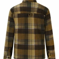 il Lago Prestige Fleecejacke Holzfäller Herren (Grün/Braun)< Outdoor- & Angel-Jacken|Winter- & Thermojacken