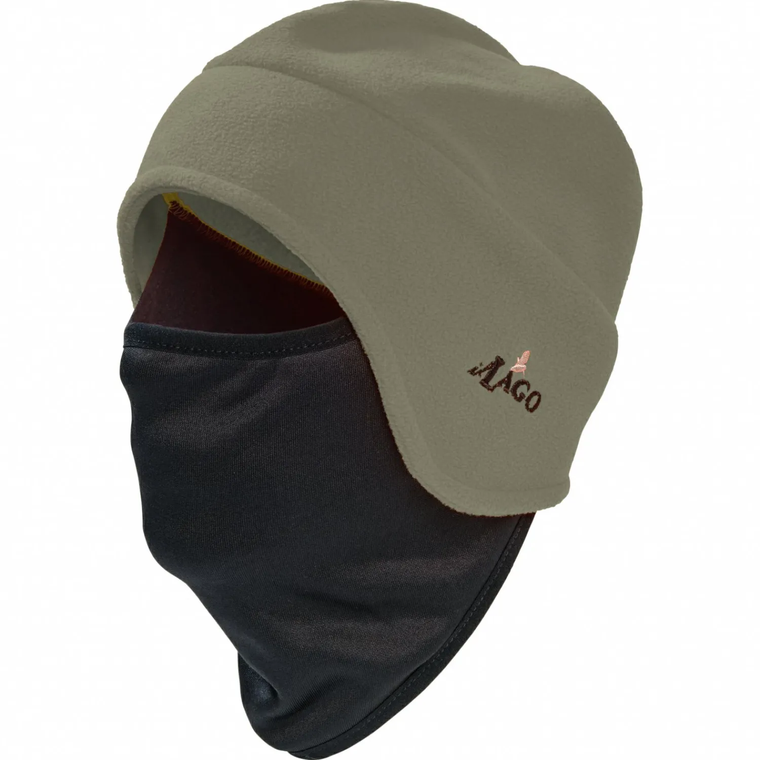 il Lago Prestige Fleecemütze Iceblocker Unisex (Oliv/Schwarz)< Anglerhüte & Anglermützen