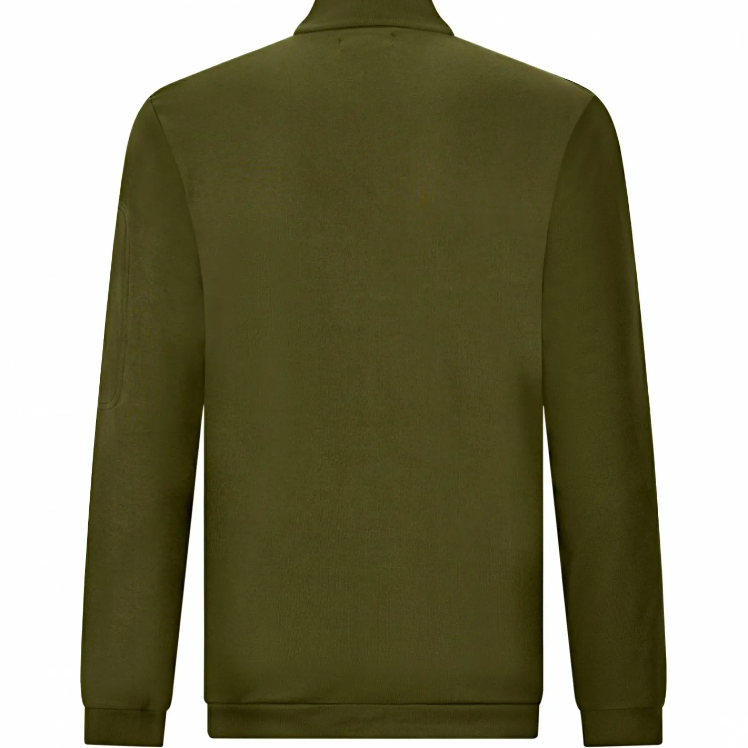 il Lago Prestige Halfzip Sweatshirt Eivinn Herren (Oliv)< Angelpullover & -Strickjacken