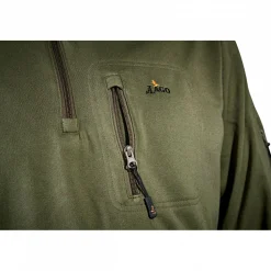 il Lago Prestige Halfzip Sweatshirt Eivinn Herren (Oliv)< Angelpullover & -Strickjacken