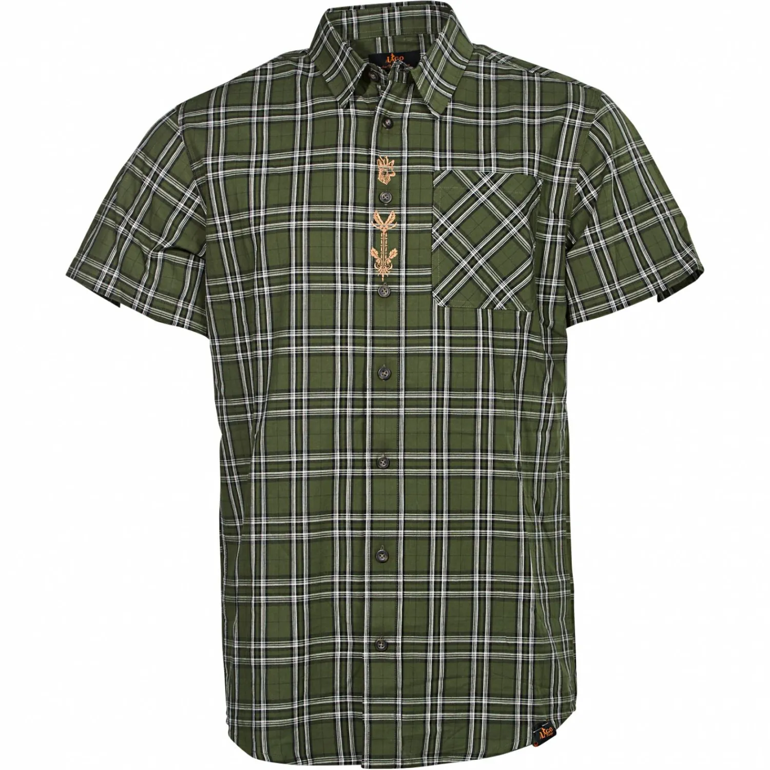 Hemd Hirsch Herren (Oliv) Outdoor- & Angelhemden