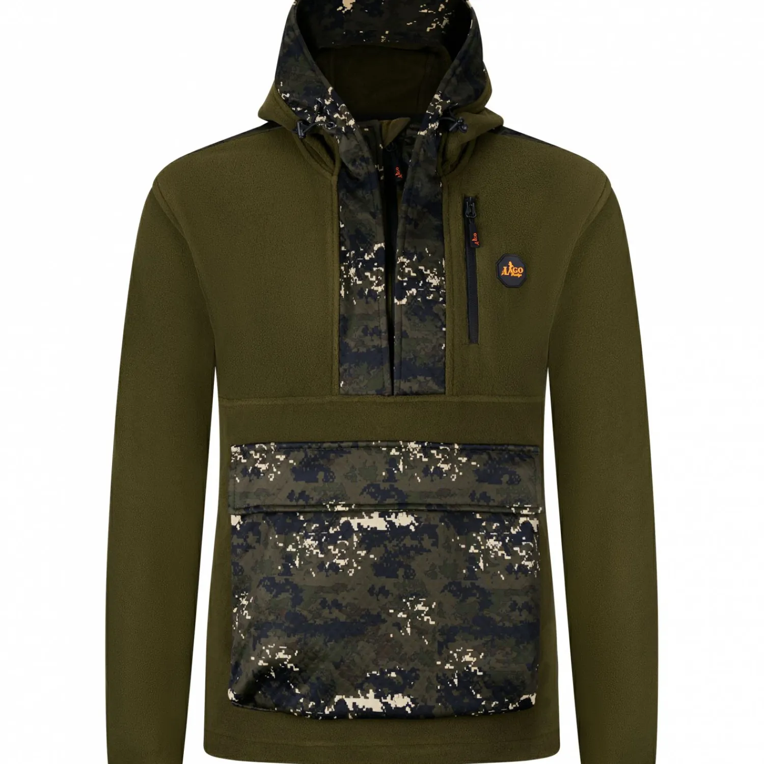 il Lago Prestige Hybrid-Hoodie Shawk Herren (Oliv/phantomX)< Angelpullover & -Strickjacken