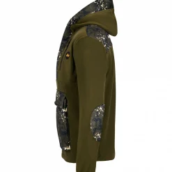 il Lago Prestige Hybrid-Hoodie Shawk Herren (Oliv/phantomX)< Angelpullover & -Strickjacken