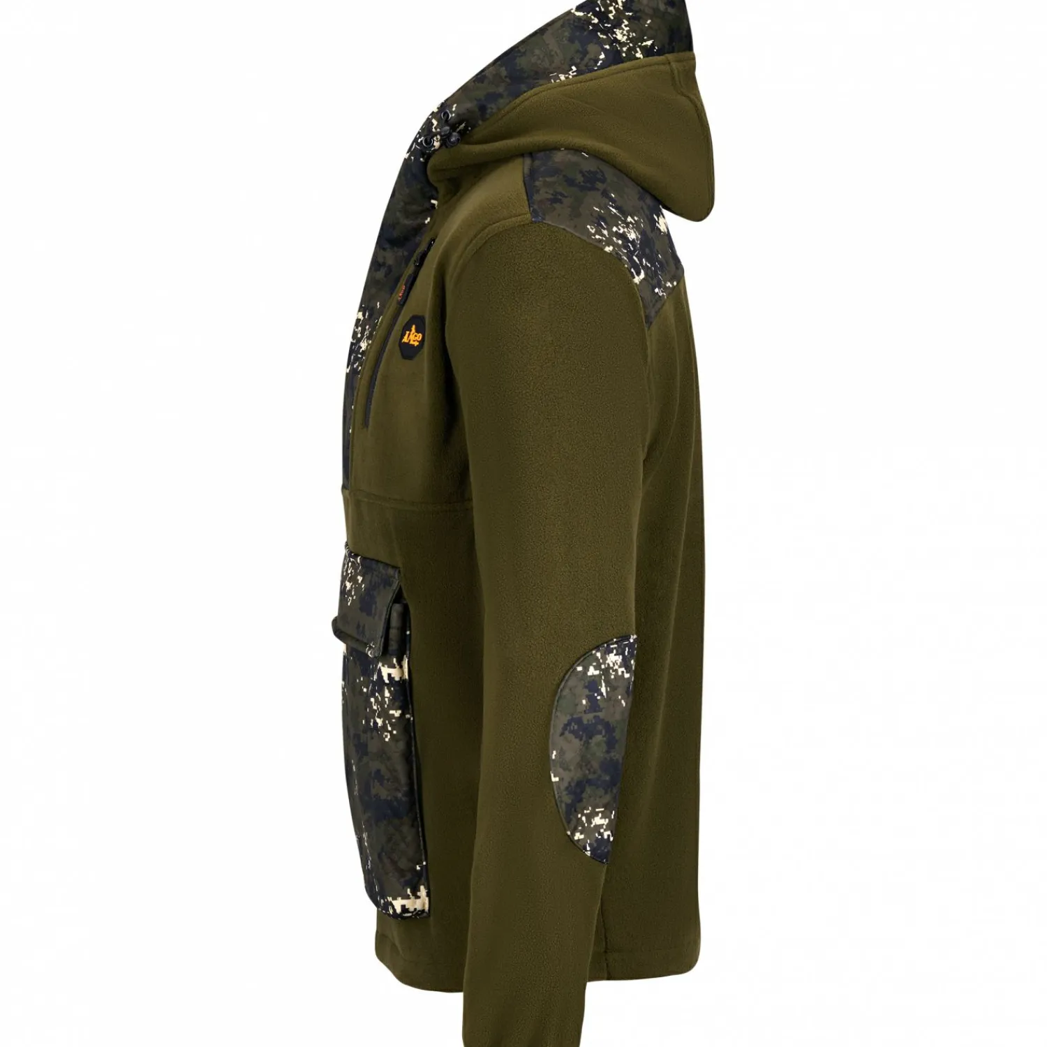 il Lago Prestige Hybrid-Hoodie Shawk Herren (Oliv/phantomX)< Angelpullover & -Strickjacken