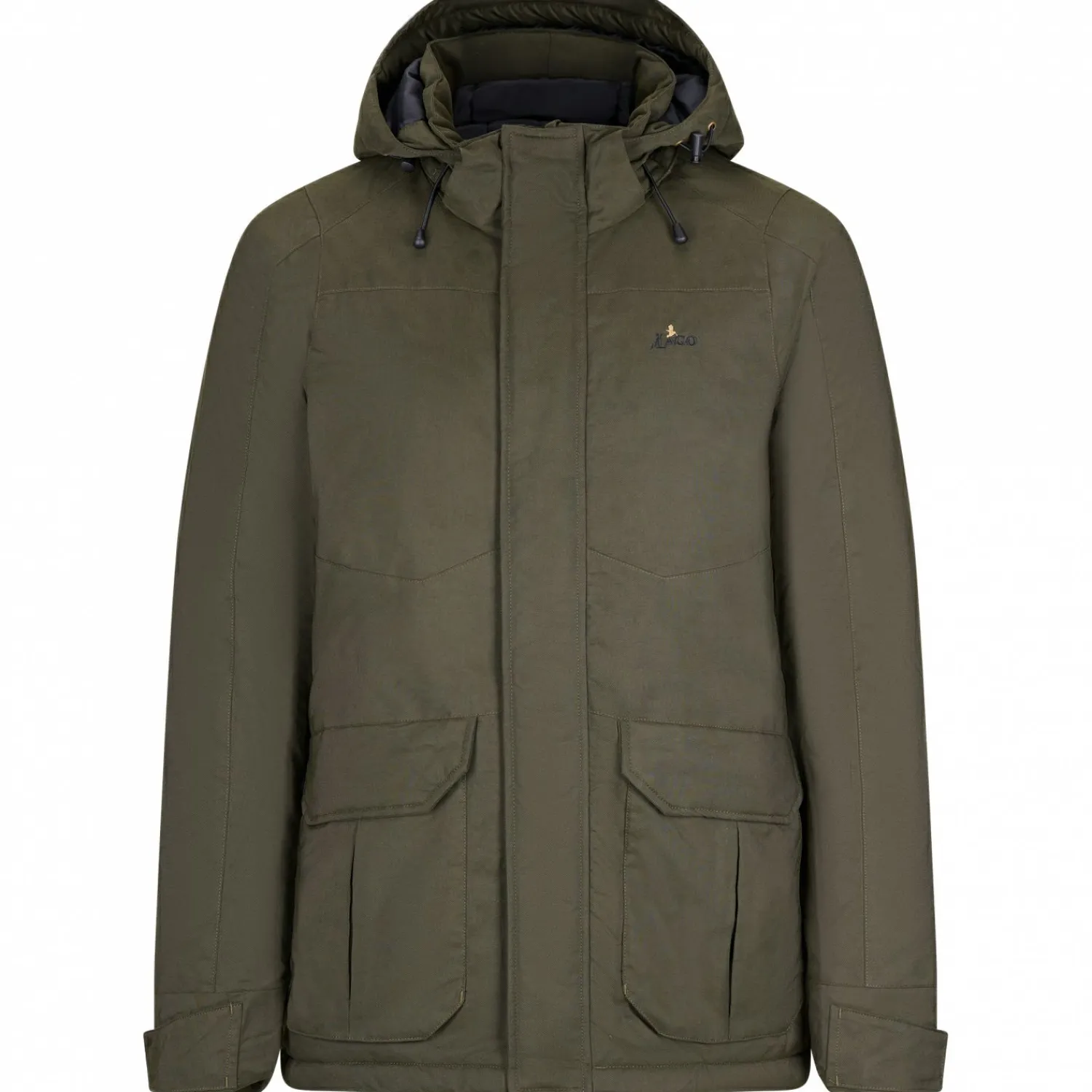 il Lago Prestige Jagdparka Active Hunt Neo Herren (Oliv)< Outdoor- & Angel-Jacken