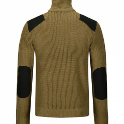 Best Jagdtroyer Eirik Herren (Oliv/Schwarz) Angelpullover & -Strickjacken