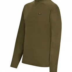 Outlet Langarmshirt Jonah Herren (Oliv) Angelpullover & -Strickjacken