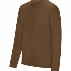 Sale Langarmshirt Jonah Herren (Braun) Angel-Poloshirts & Langarmshirts