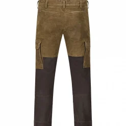 Online Lederhose Arne Herren (Braun/Schwarz) Outdoor- & Angler-Cargohosen