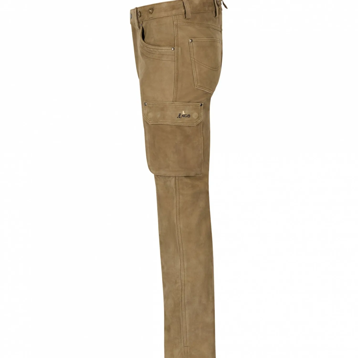 Online Lederhose Zermatt Herren (Braun) Outdoor- & Angel-Lederhosen