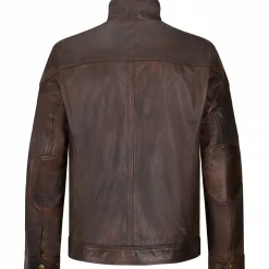 il Lago Prestige Lederjacke Boston Herren (Braun)< Outdoor- & Angel-Jacken