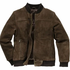 Hot Lederjacke Houston Herren (Braun) Outdoor- & Angel-Jacken