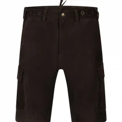 Clearance Ledershorts Nevada Herren (Braun) Outdoor- & Angelshorts & Cargoshorts