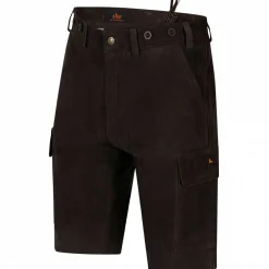 Clearance Ledershorts Nevada Herren (Braun) Outdoor- & Angelshorts & Cargoshorts