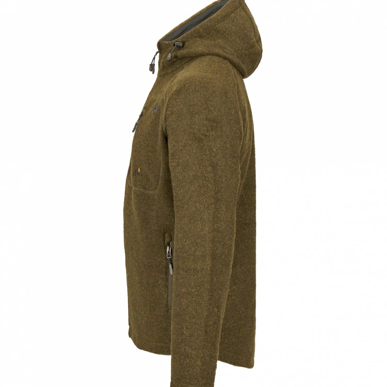 il Lago Prestige Lodenfleece-Jacke Geo Pro Membran Herren (Oliv)< Outdoor- & Angel-Jacken