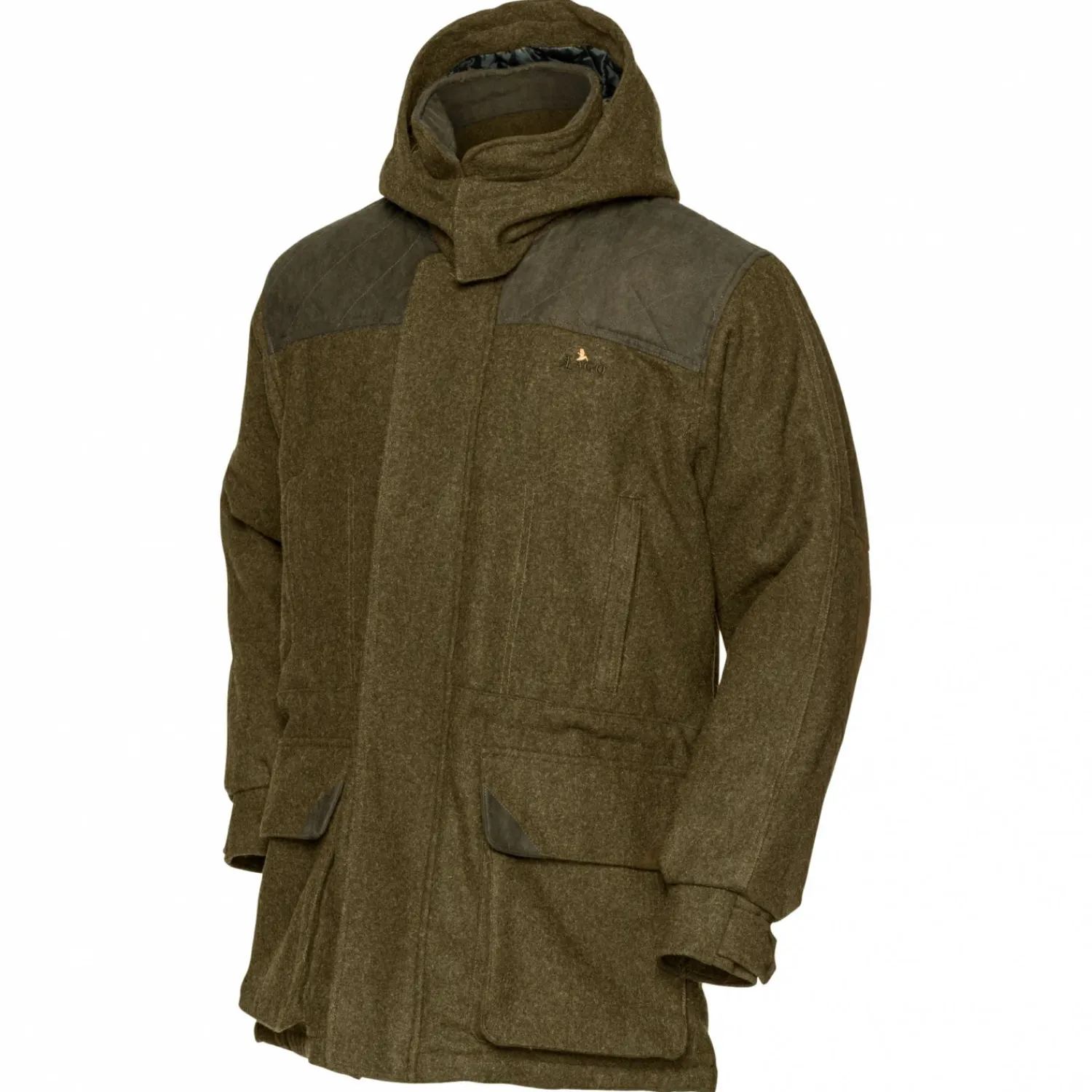 il Lago Prestige Lodenjacke Allgäu Herren (Oliv)< Outdoor- & Angel-Jacken