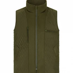 Hot Lodenweste Waidmanns Herren (Oliv) Outdoor- & Anglerwesten