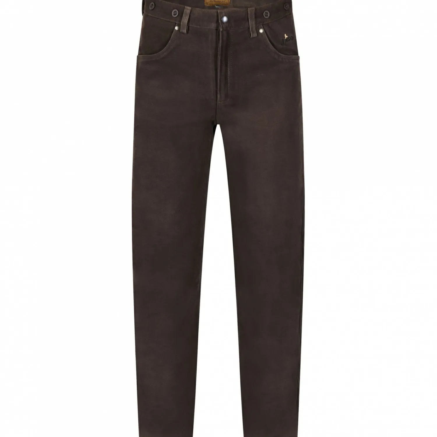 il Lago Prestige Nubuklederhose Herren (Braun)< Outdoor- & Angel-Lederhosen