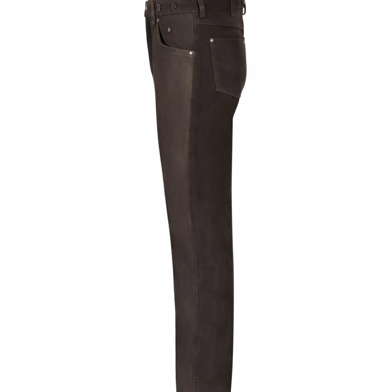 il Lago Prestige Nubuklederhose Herren (Braun)< Outdoor- & Angel-Lederhosen