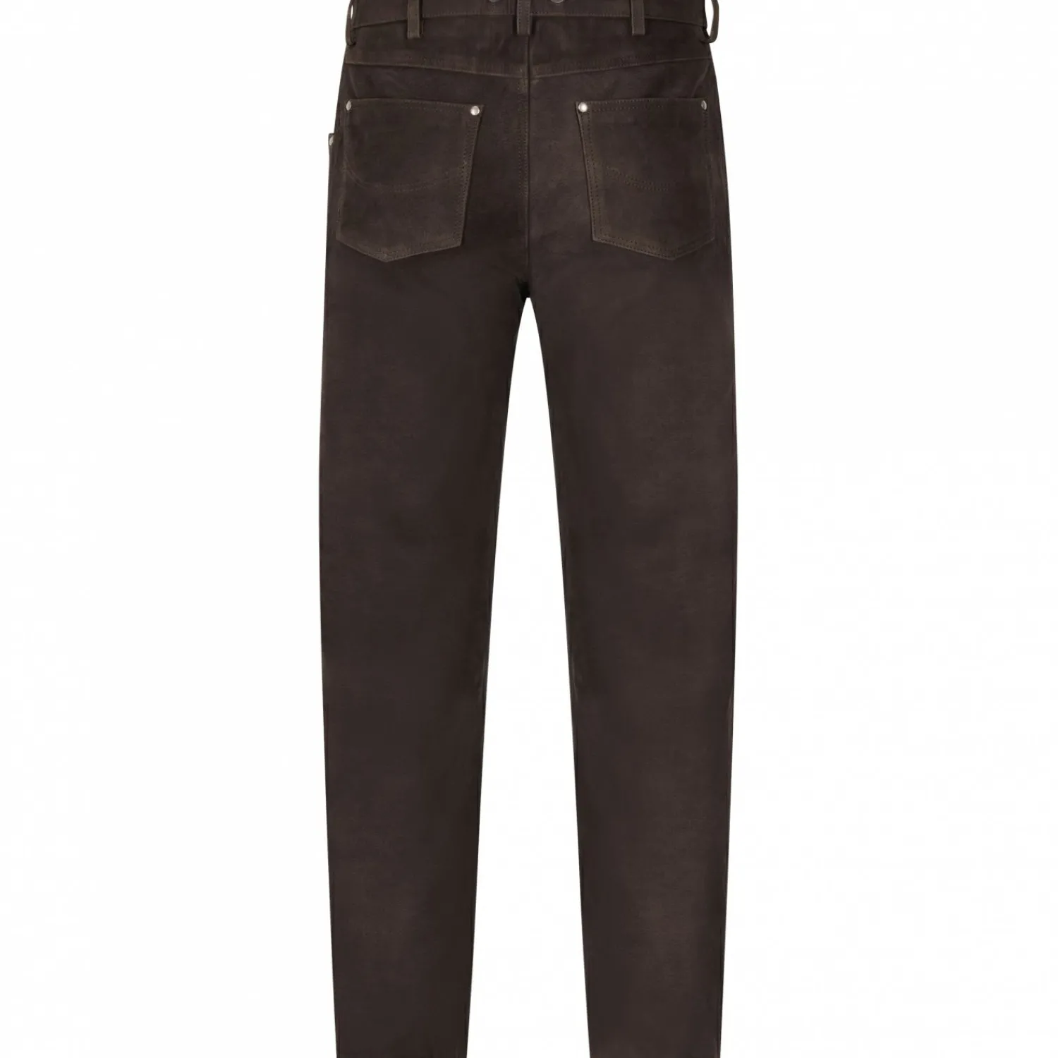 il Lago Prestige Nubuklederhose Herren (Braun)< Outdoor- & Angel-Lederhosen