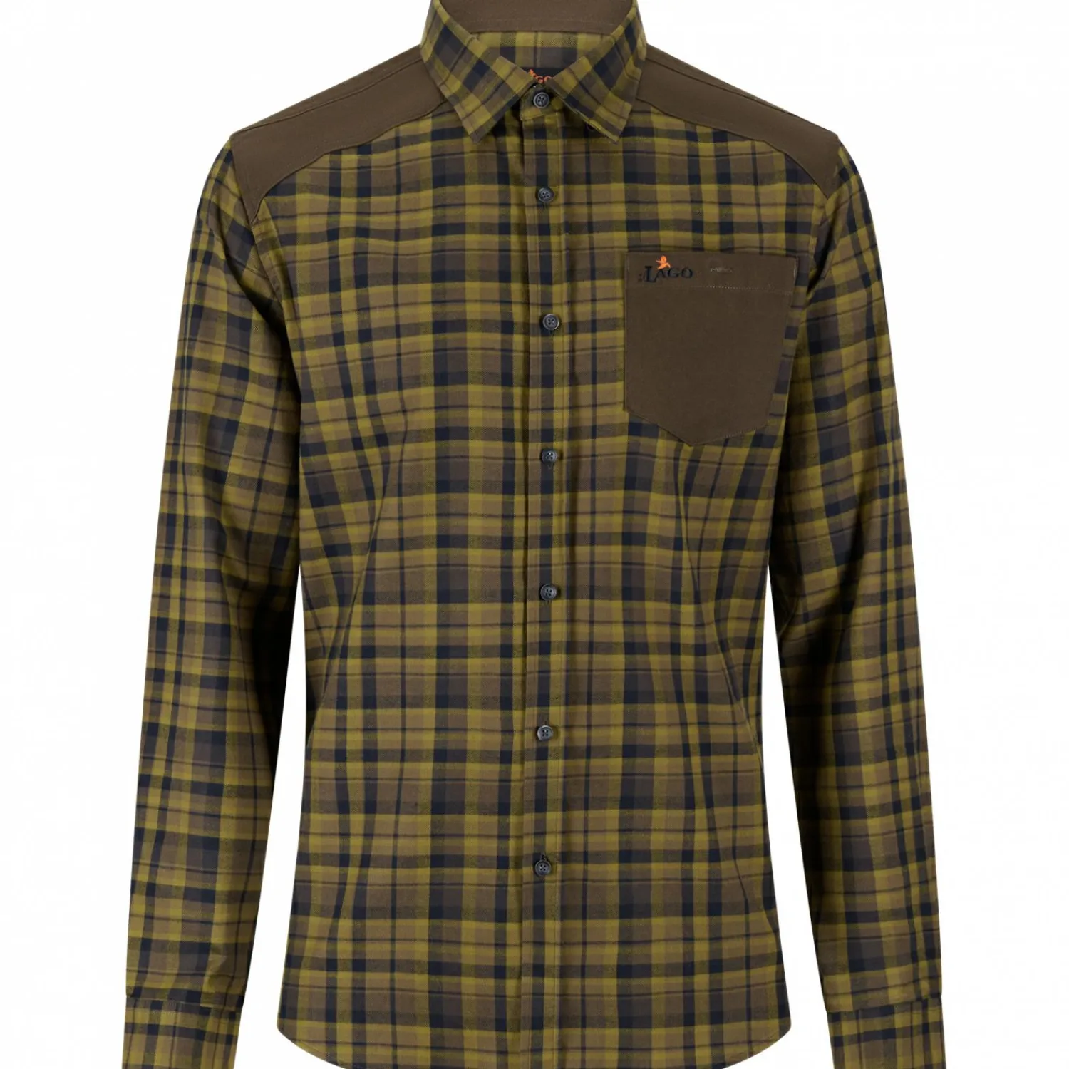 New Outdoorhemd Finn Herren (Oliv/Schwarz) Outdoor- & Angelhemden