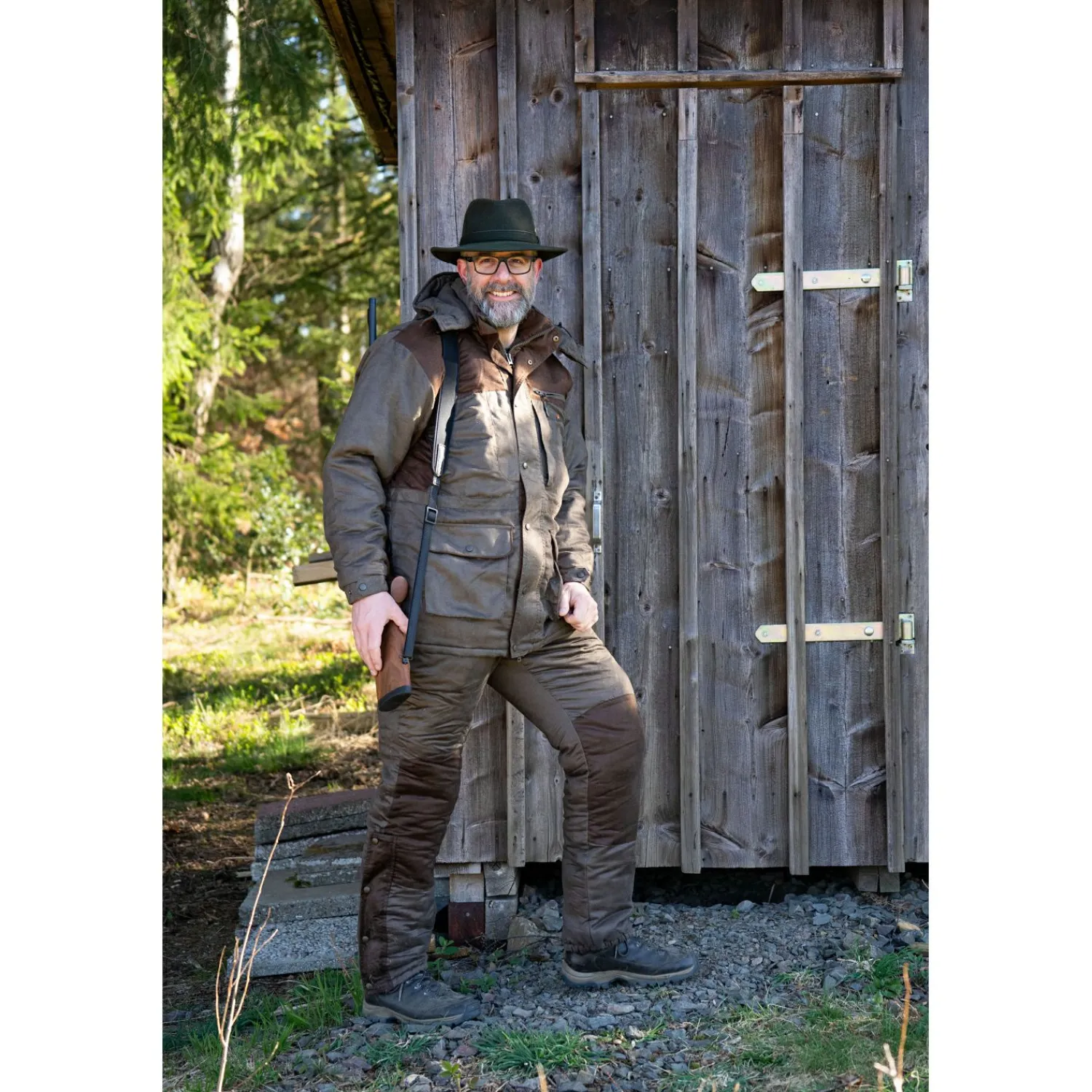 New Outdoorjacke Arctic Herren (Oliv/Braun) Winter- & Thermojacken