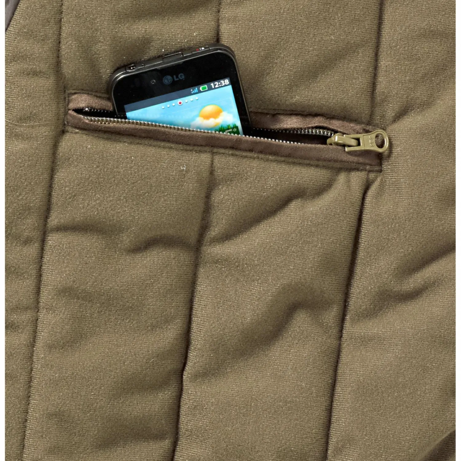 New Outdoorjacke Arctic Herren (Oliv/Braun) Winter- & Thermojacken