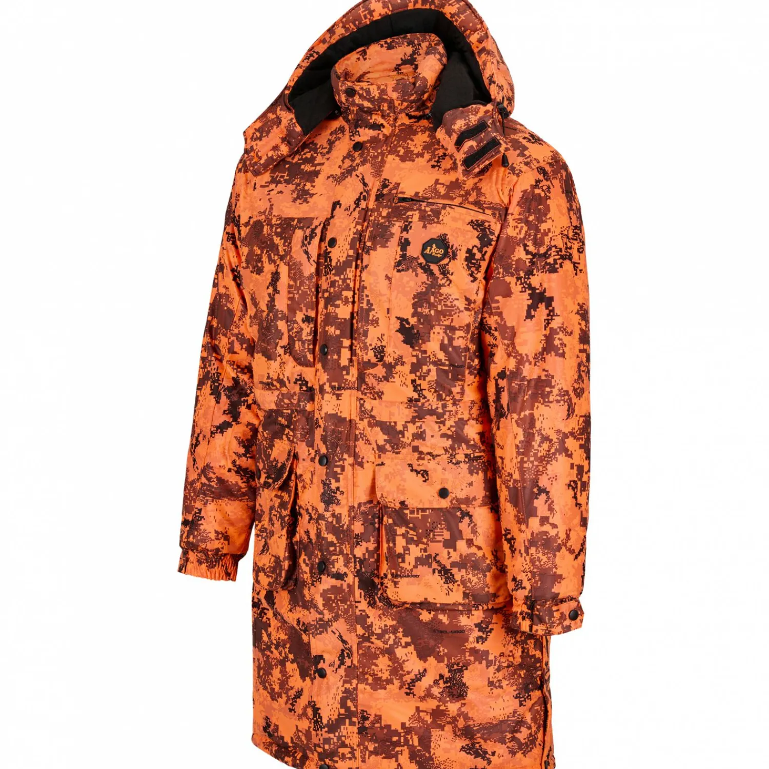 Discount Parka Arctic Herren (Orange Camouflage) Outdoor- & Angel-Jacken