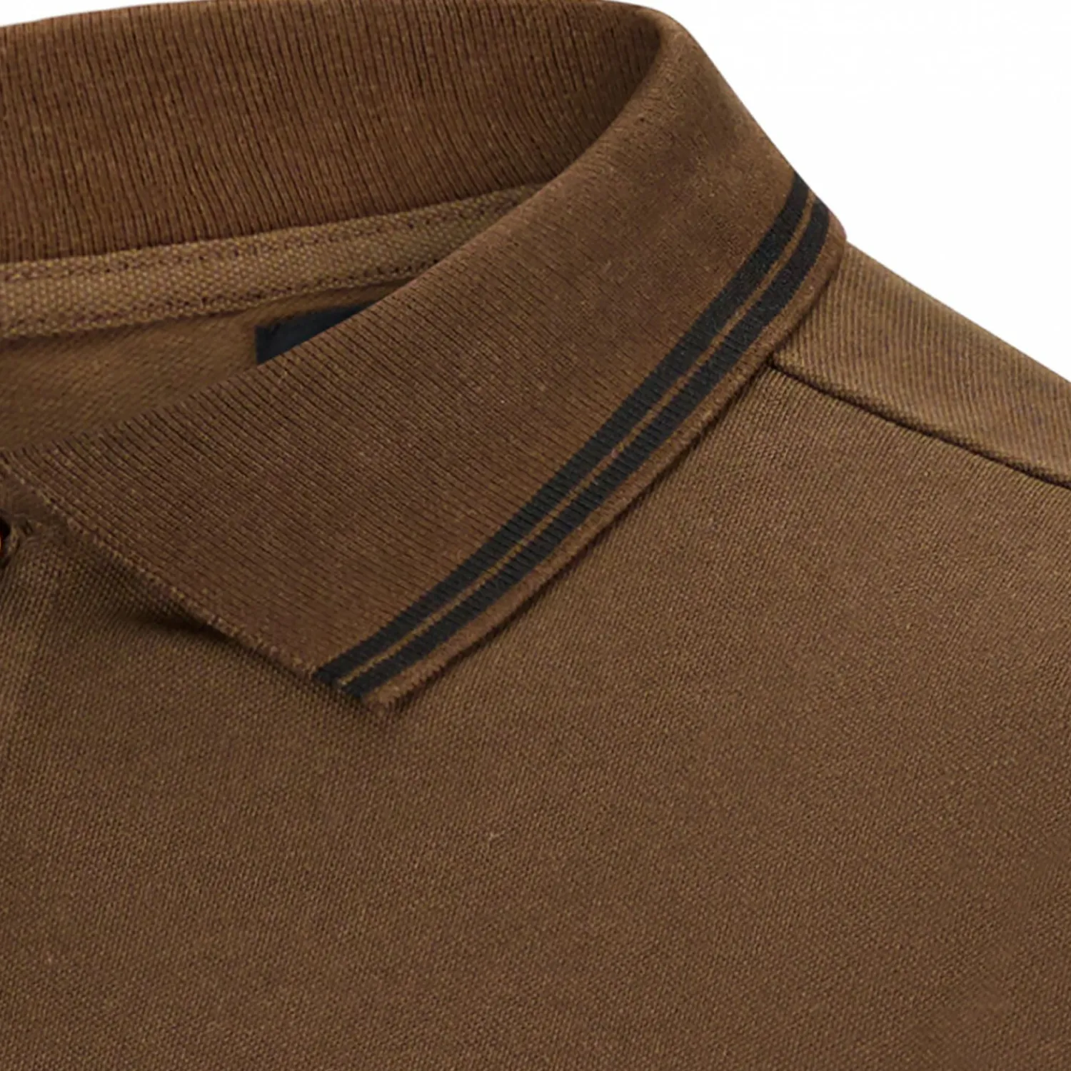 Sale Poloshirt Pique Herren (Braun) Angel-Poloshirts & Langarmshirts