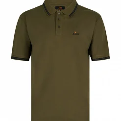 Outlet Poloshirt Pique Herren (Oliv) Angel-Poloshirts & Langarmshirts