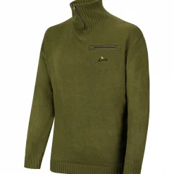 il Lago Prestige Pullover El Monte XW Herren (Oliv)< Angelpullover & -Strickjacken