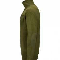 il Lago Prestige Pullover El Monte XW Herren (Oliv)< Angelpullover & -Strickjacken