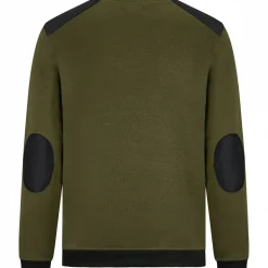 Sale Pullover Björn Herren (Oliv/Schwarz) Angelpullover & -Strickjacken