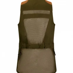 il Lago Prestige Schießweste Sienna Herren (Oliv/Beige)< Outdoor- & Anglerwesten