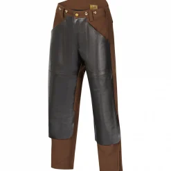 il Lago Prestige Schwedenhose Lund Herren (Braun/Schwarz)< Outdoor- & Angel-Lederhosen