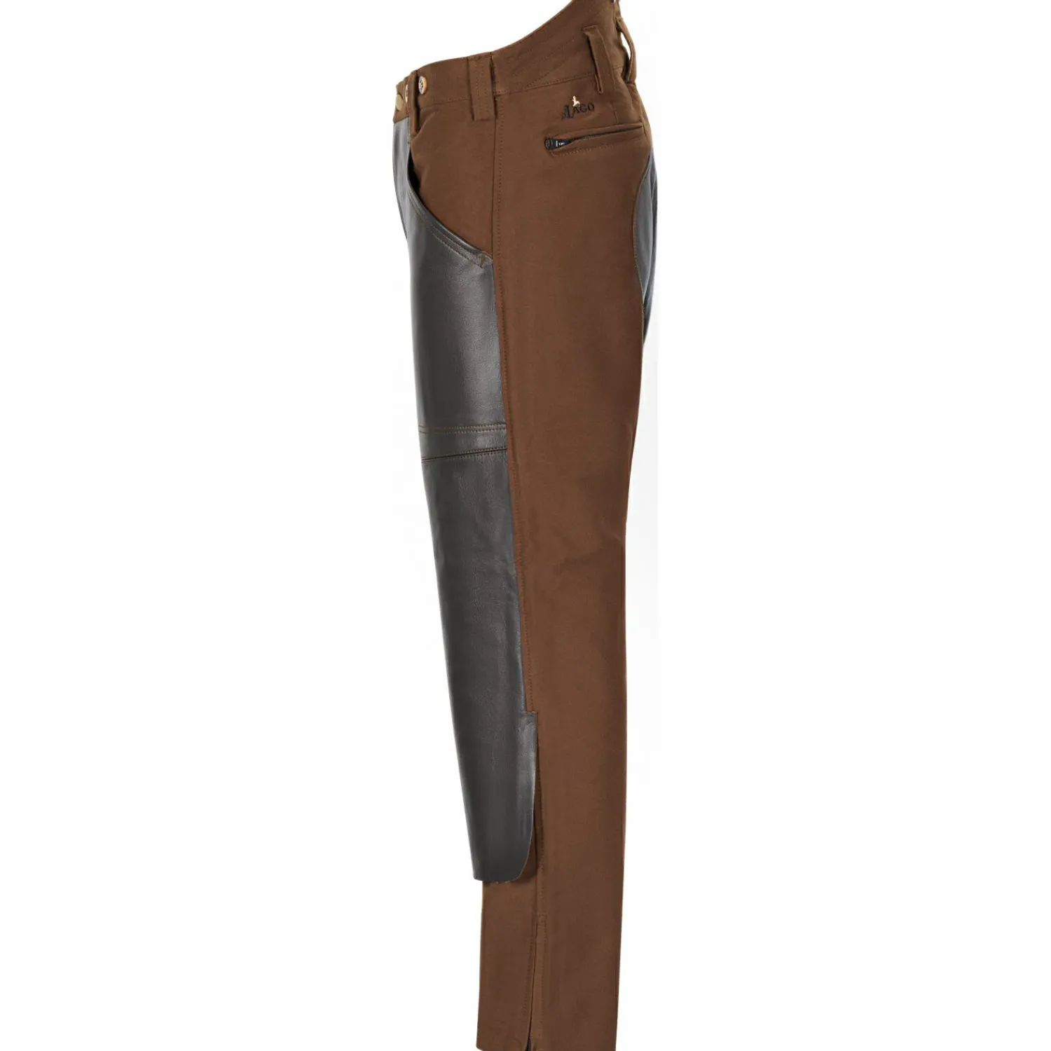 il Lago Prestige Schwedenhose Lund Herren (Braun/Schwarz)< Outdoor- & Angel-Lederhosen