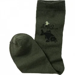 il Lago Prestige Socken "Karpfen" (Oliv)< Outdoor- & Angel-Socken