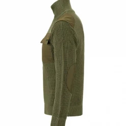 New Strick Troyer Storm Herren (Oliv) Angelpullover & -Strickjacken