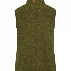 New Strickfleece-Weste Eric Herren (Oliv) Outdoor- & Anglerwesten