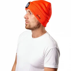 il Lago Prestige Strickmütze Hunter Unisex, m. LED-Lampe (Orange)< Anglerhüte & Anglermützen