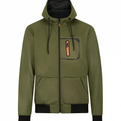 il Lago Prestige Sweatjacke Smart Wave Herren (Oliv)< Angelpullover & -Strickjacken