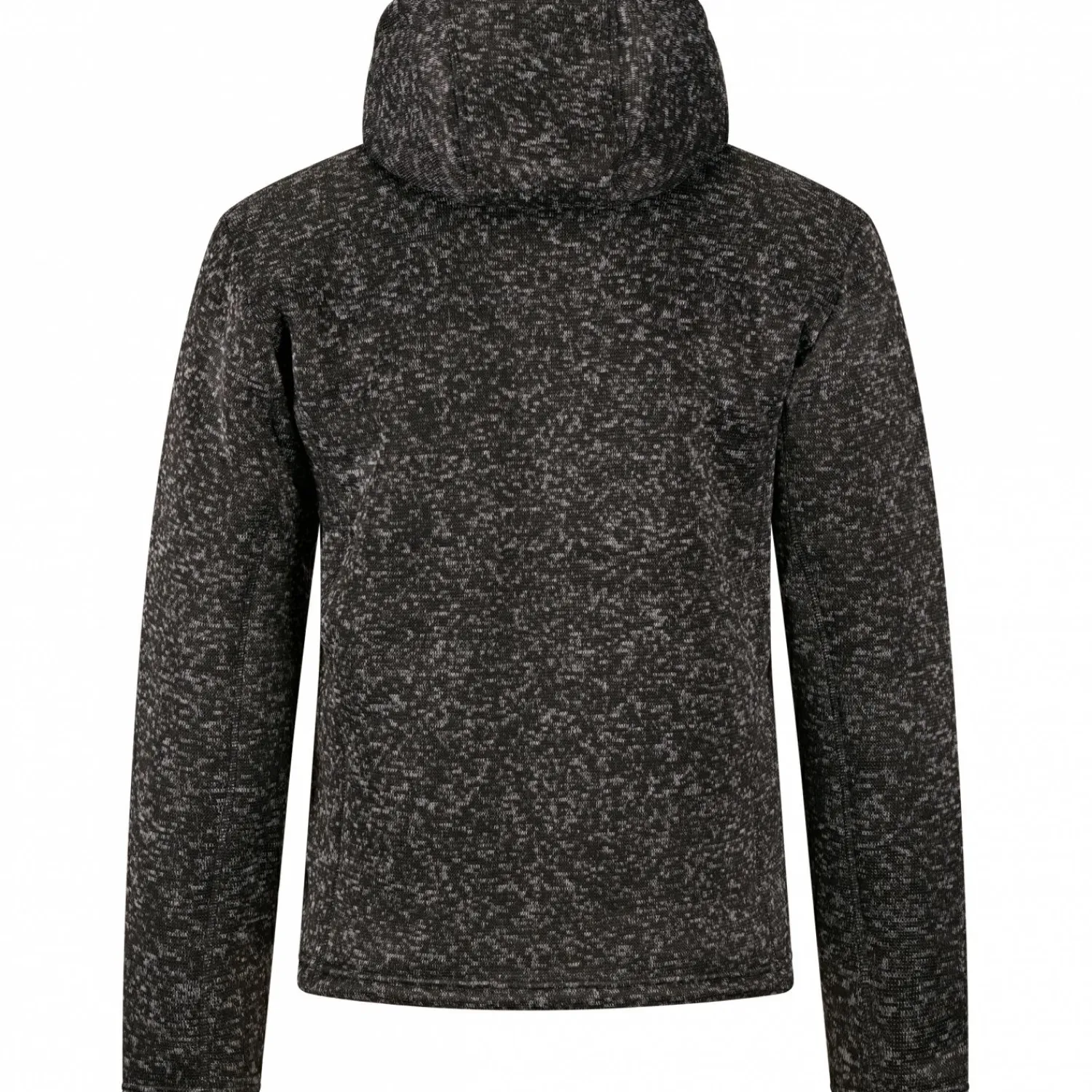 Best Teddy Strickfleece-Jacke Spirit Herren (Schwarz Meliert) Outdoor- & Angel-Jacken