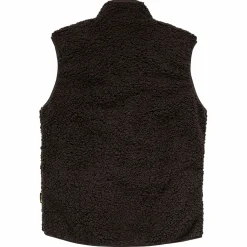 il Lago Prestige Teddyfleece-Weste Herren (Braun/Rot)< Outdoor- & Anglerwesten