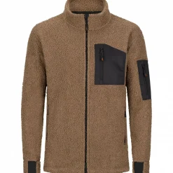 Discount Teddyfleece-Jacke Tammo Herren (Braun/Schwarz) Outdoor- & Angel-Jacken