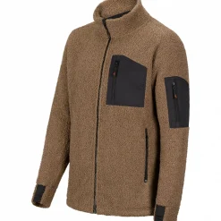 Discount Teddyfleece-Jacke Tammo Herren (Braun/Schwarz) Outdoor- & Angel-Jacken